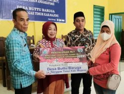 101 Keluarga di Desa Buttu Baruga Terima BLT-DD Rp 900 rb per KPM