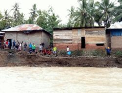 Satu Dusun Rumah Warga di Desa Tallambalo Majene Terancam Hanyut