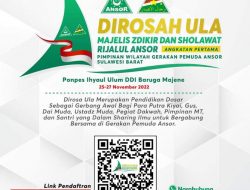 Dirosah Ula Majelis Dzikir dan Sholawat Rijalul Ansor: Berminat, Silahkan Mendaftar!