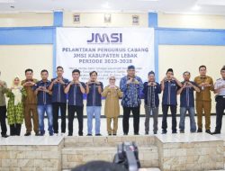 Pengukuhan Pengcab JMSI Lebak. Teguh Santosa: JMSI Harus Menjadi Instrumen Pembangunan Indonesia