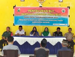 Tahap Pertama BLT Dana Desa Buttu Baruga Mulai di Salurkan